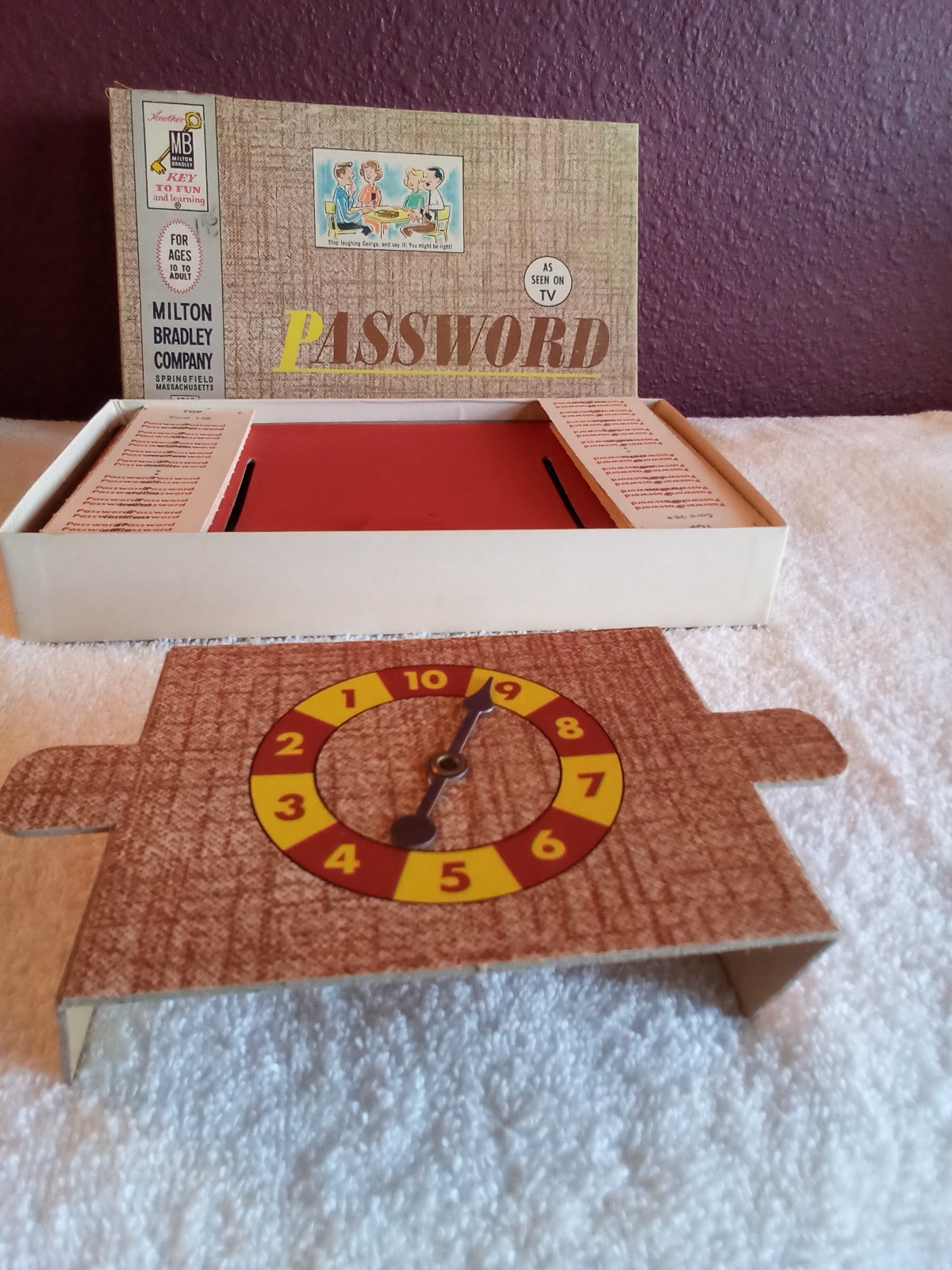 Vintage 1962 Milton Bradley Password Game#4260 Complete Game!
