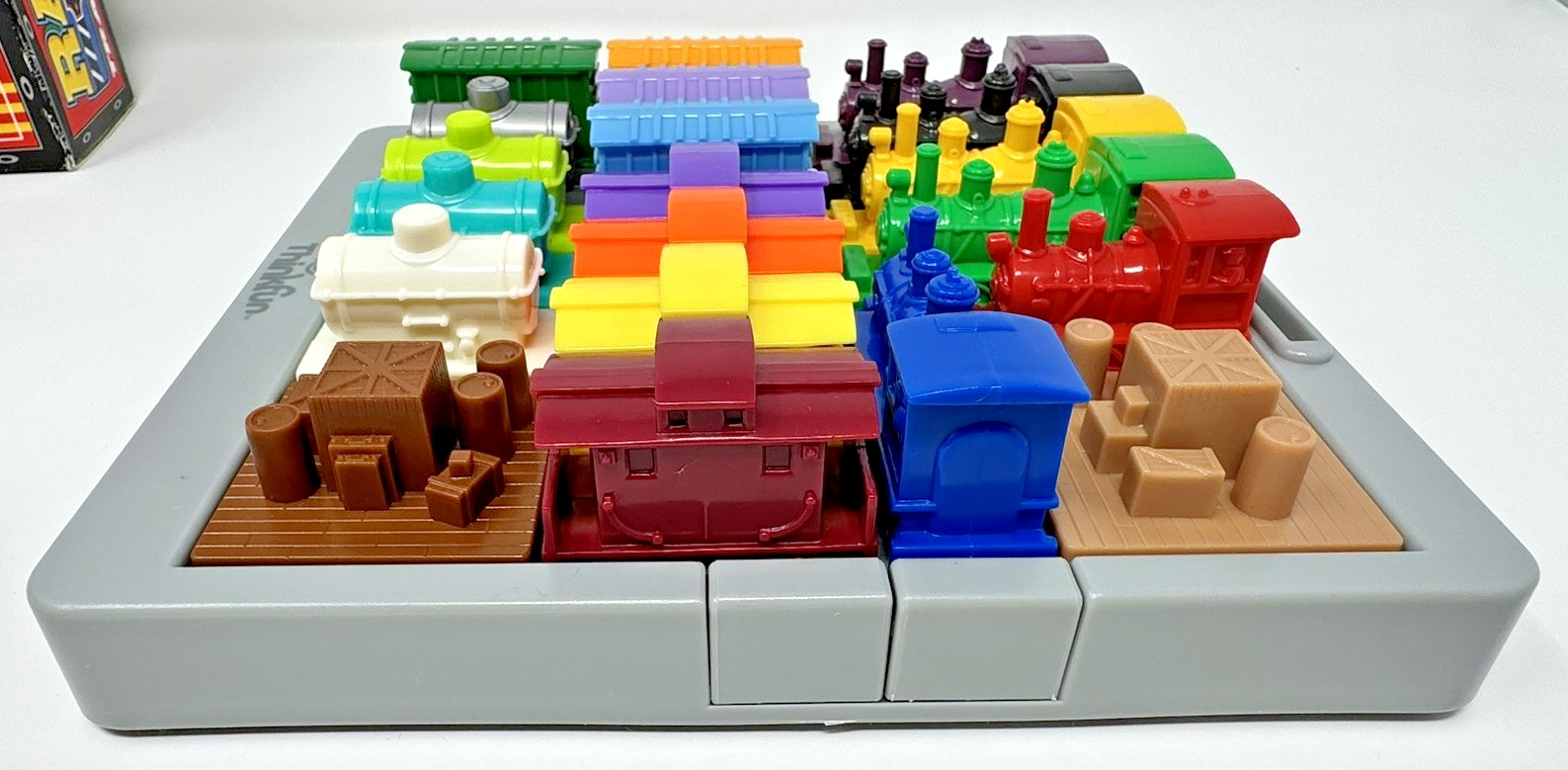 Railroad Rush Hour Train Think Fun Game – 100% Complete