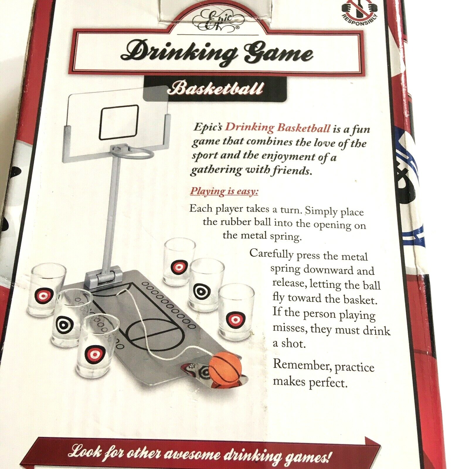 Adult Penalty Shots Liquor Drinking Game Friends Family Party