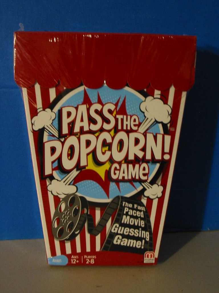 Pass the Popcorn Game Fast Paced Movie Guessing Game – 2-8 Players New 2014