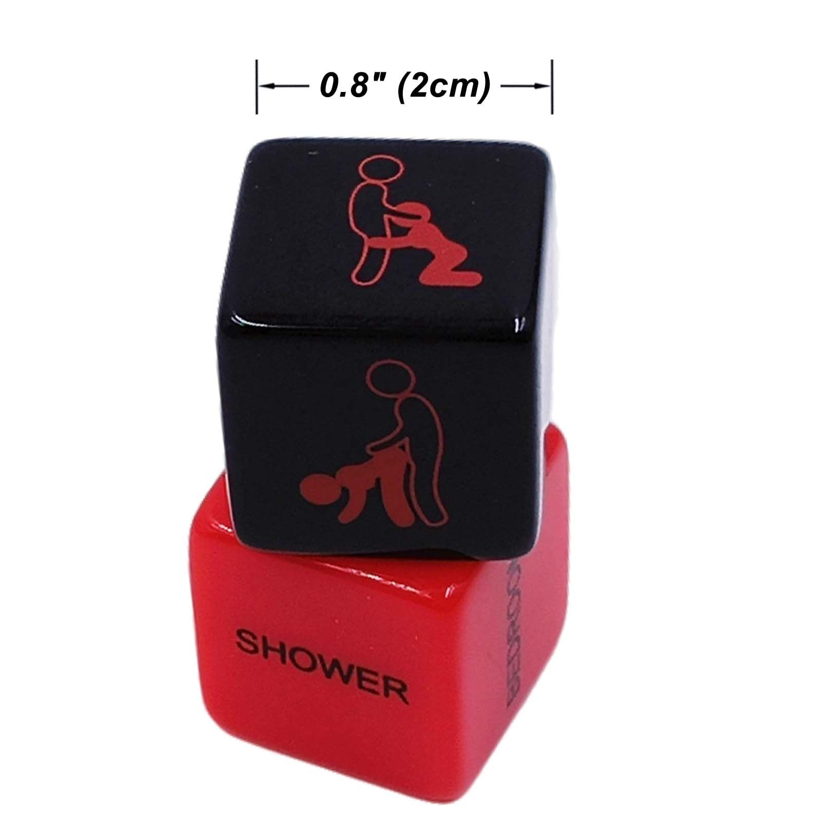 Adult Games Dice Party Favor Art Supplies Set of 2 Sexual Date Night Dices We…