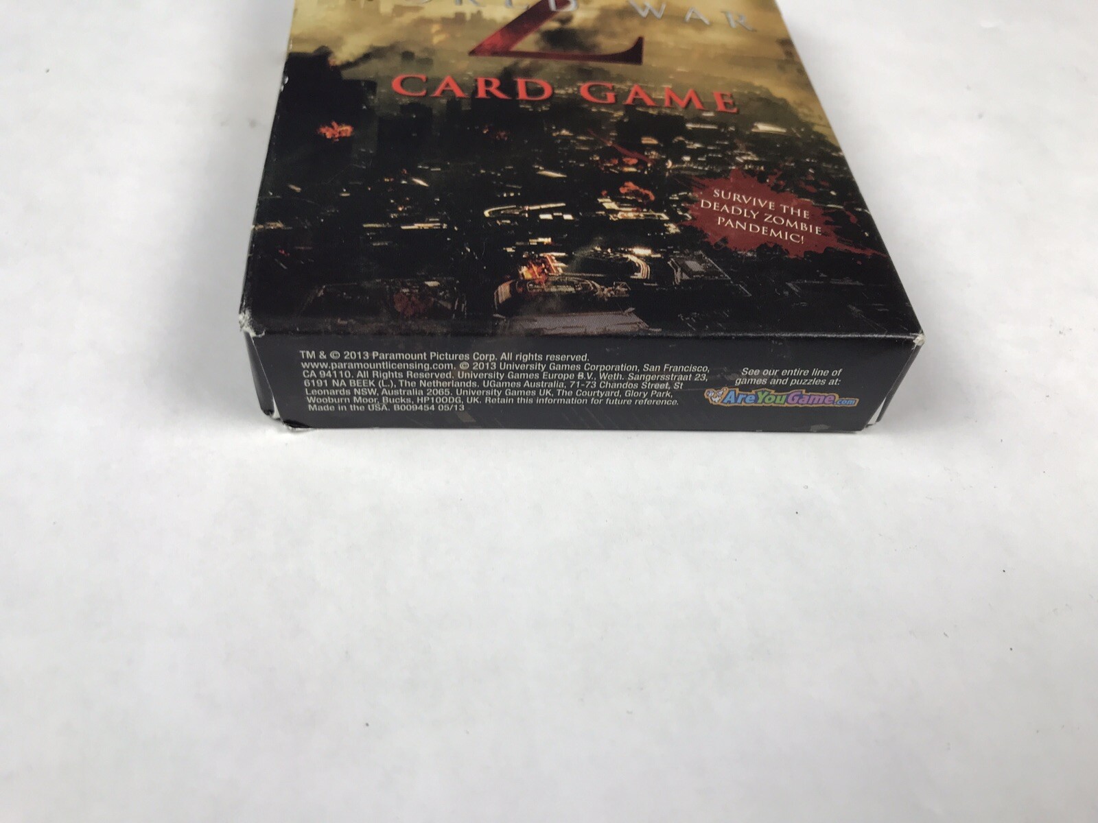 World War Z 2014 Card Game Survive the Deadly Zombie Pandemic Ages 10+