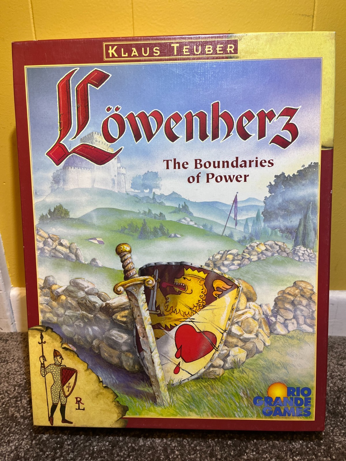 LOWENHERZ BOARD GAME Rio Grande Games, OOP, Pieces Still Sealed, Excellent Rare
