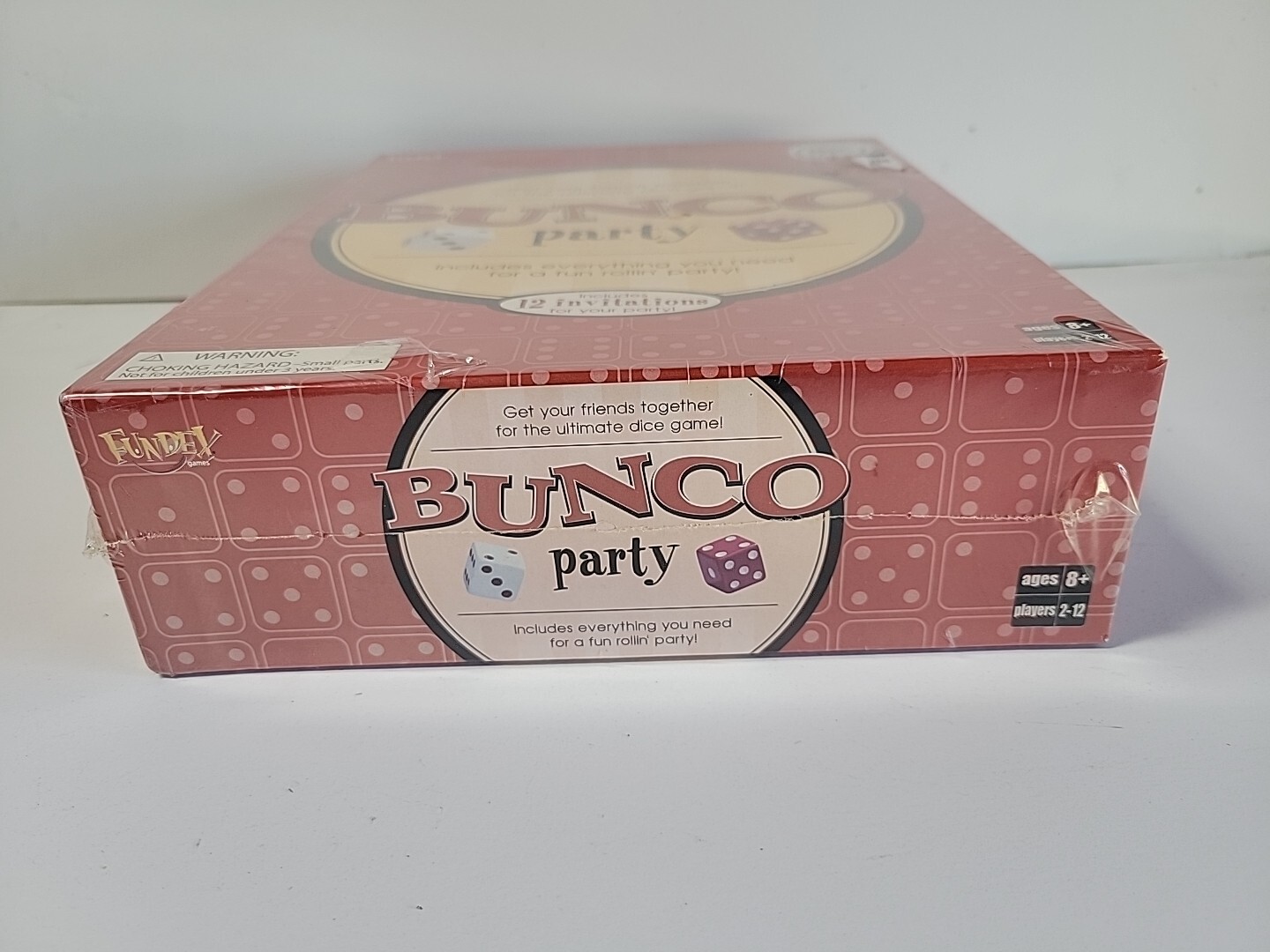 Bunco Party Dice Game 2 to 12 Players 2004 Fundex Ages 8+ New & Sealed
