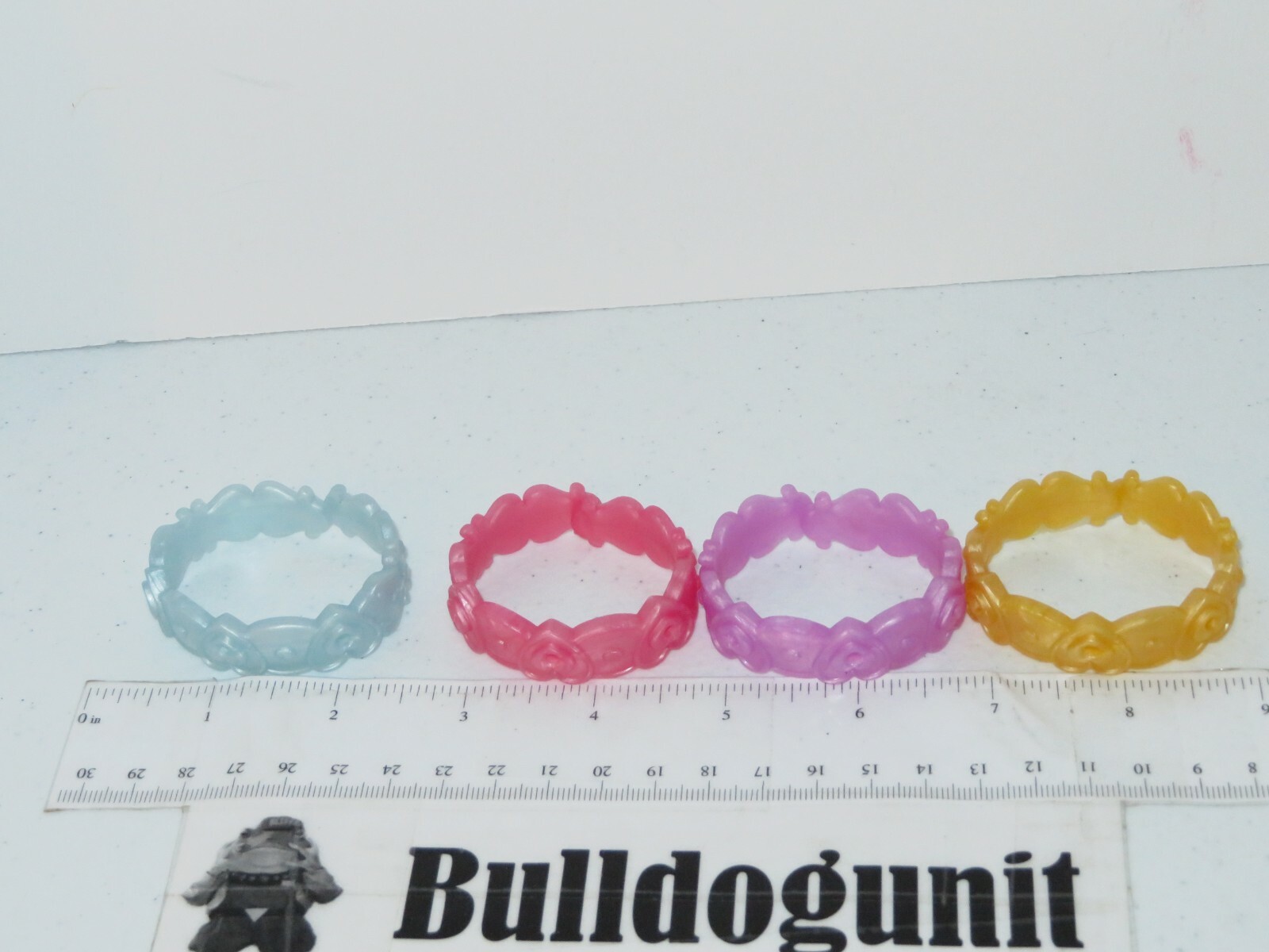 2012 Dazzling Princess Disney Game Lot 4 Bracelets Part Only