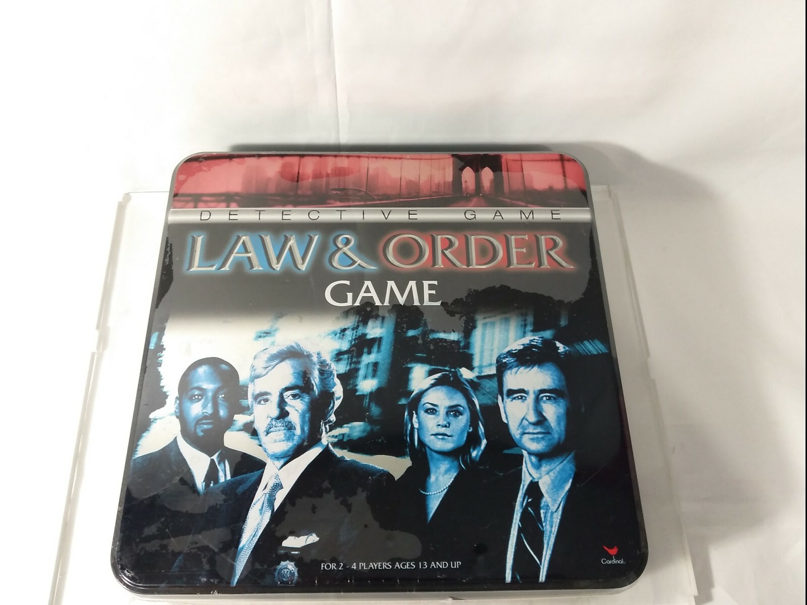Law And Order Detective Board Game New Sealed Metal Tin Box