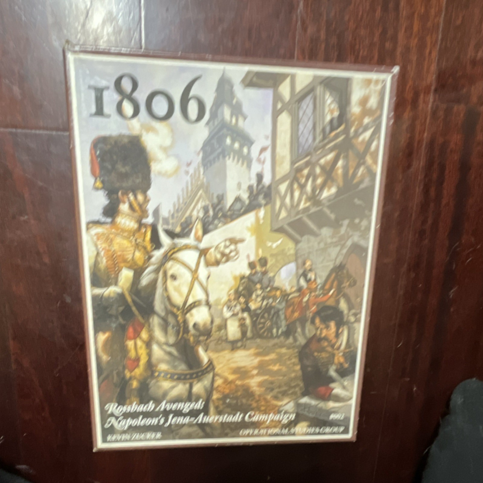 Operational Studies Group 1806 Rossbach War Campaign Board Game