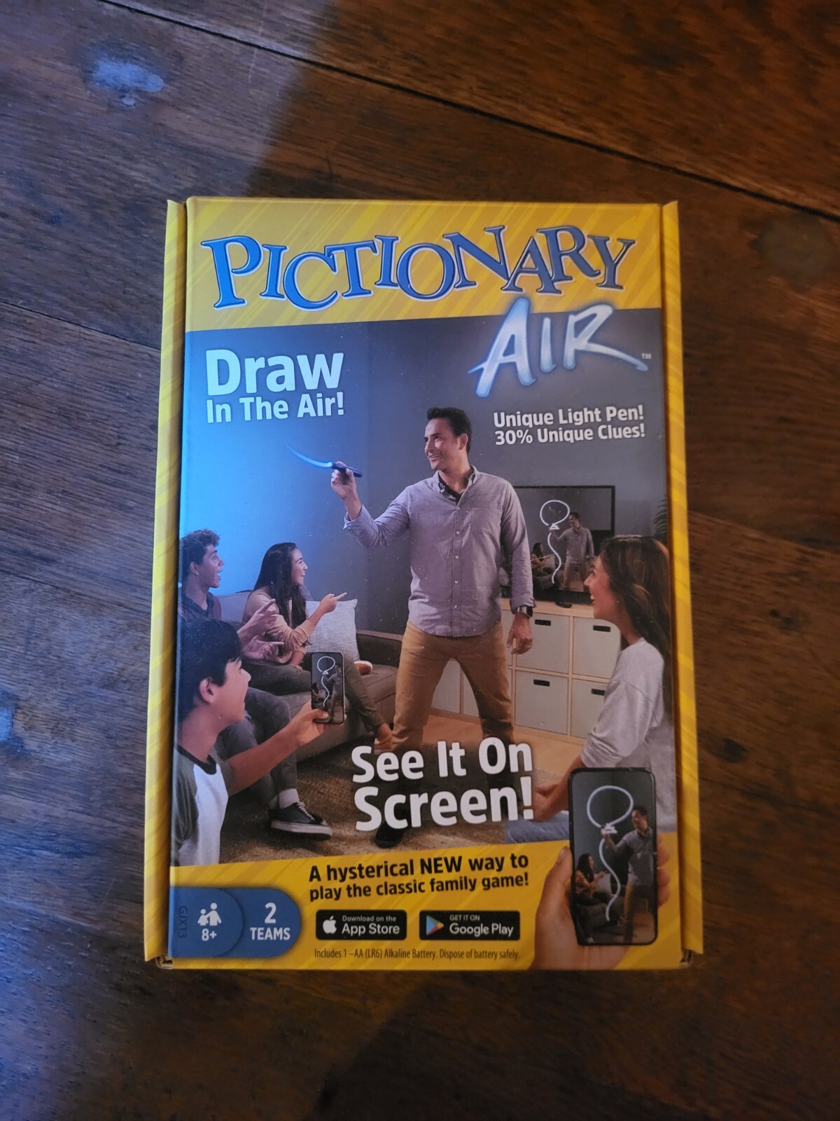 PICTIONARY AIR Family Drawing Game – NEW IN BOX – App Smart Device Mobile