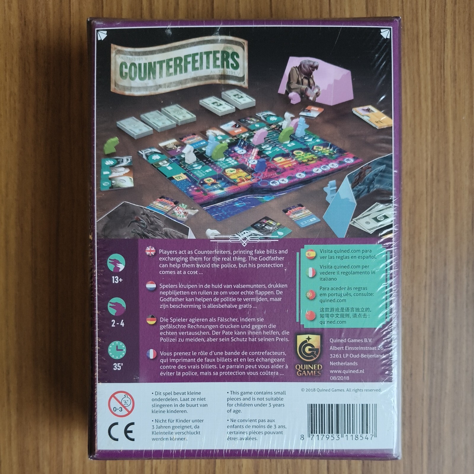 Counterfeiters Board Game Prcunia Olet SEALED