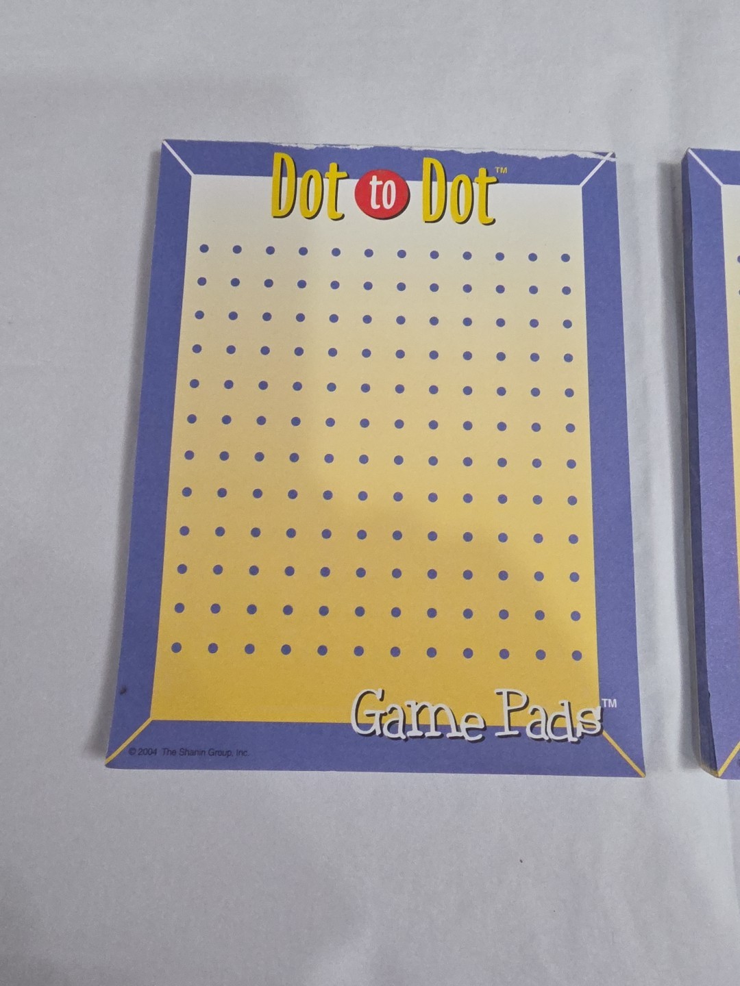2 Dots to Dots Game Pad Paper Booklet 50+ Pages Great Portable Travel Game