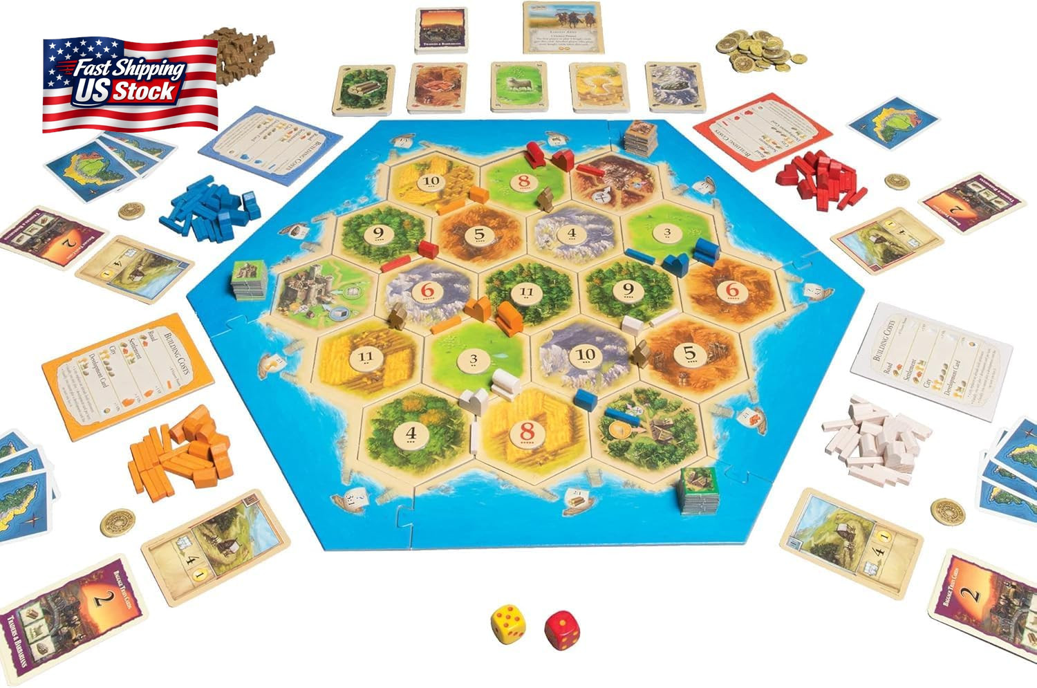 CATAN Traders & Barbarians Board Game Expansion – Customize Your Asmodee CATAN E