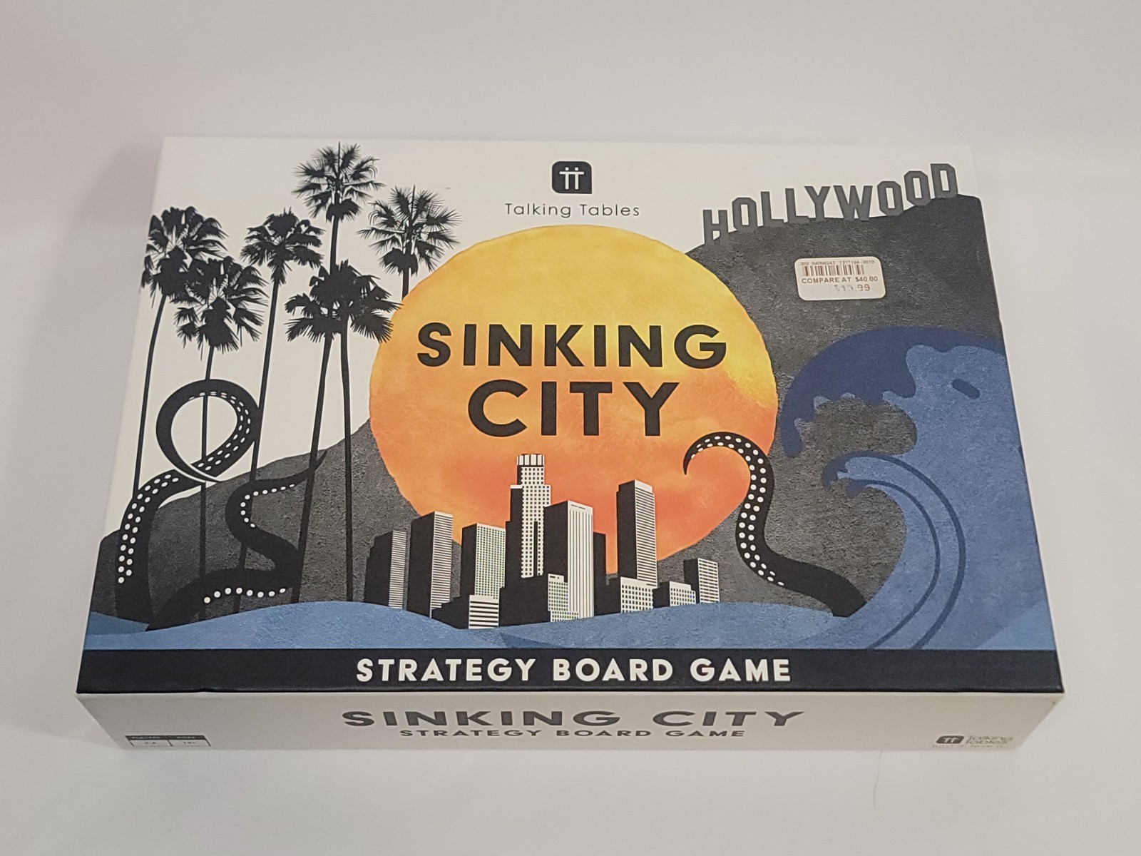Sinking City ~ Strategy Board Game ~ Talking Tables ~ 2-6 player ages 13+