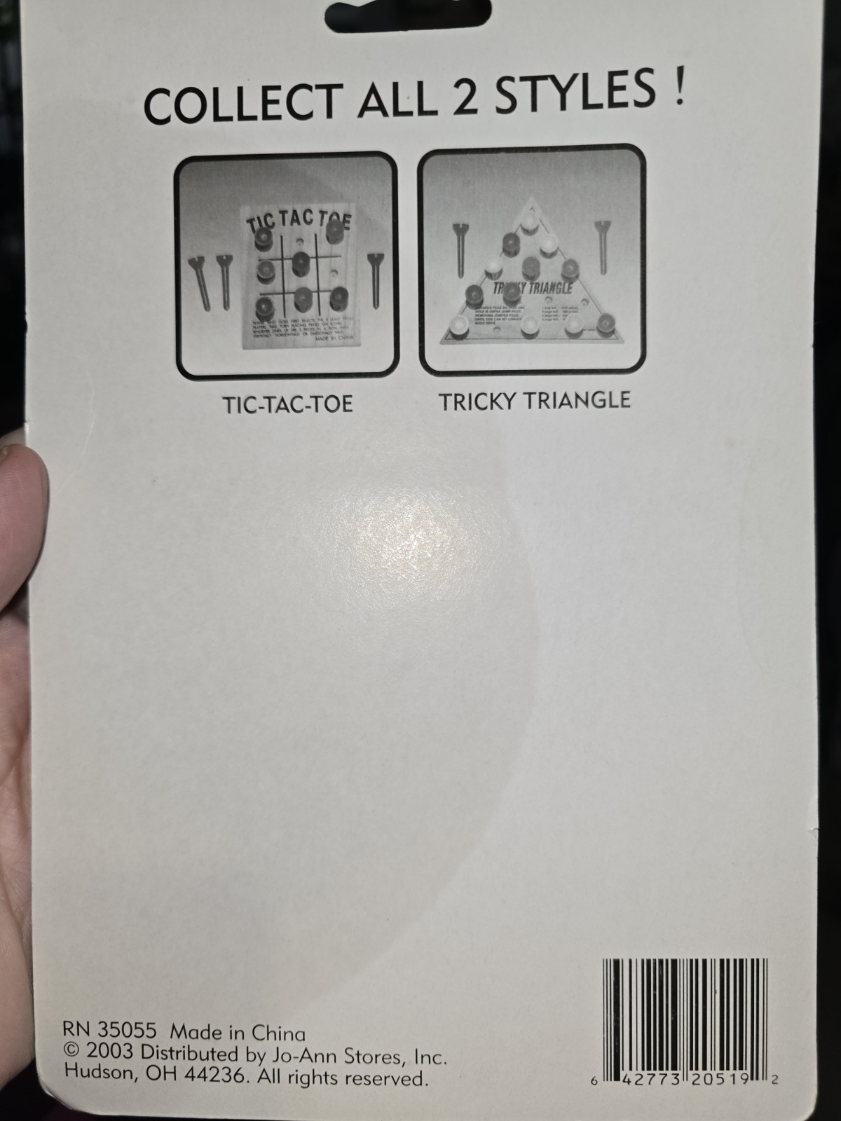 Wooden Tricky Triangle Game