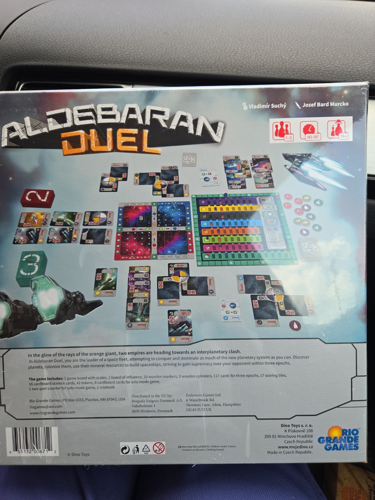 Aldebaran Duel Board Game Factory Sealed Rio Grande Games 2 Player Strategy