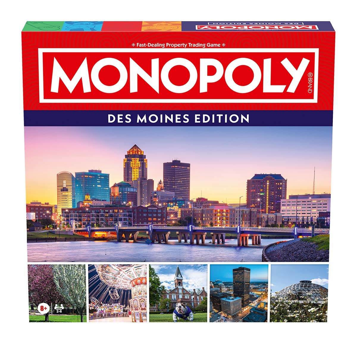 Des Moines, IA Monopoly Board Game – New & Sealed