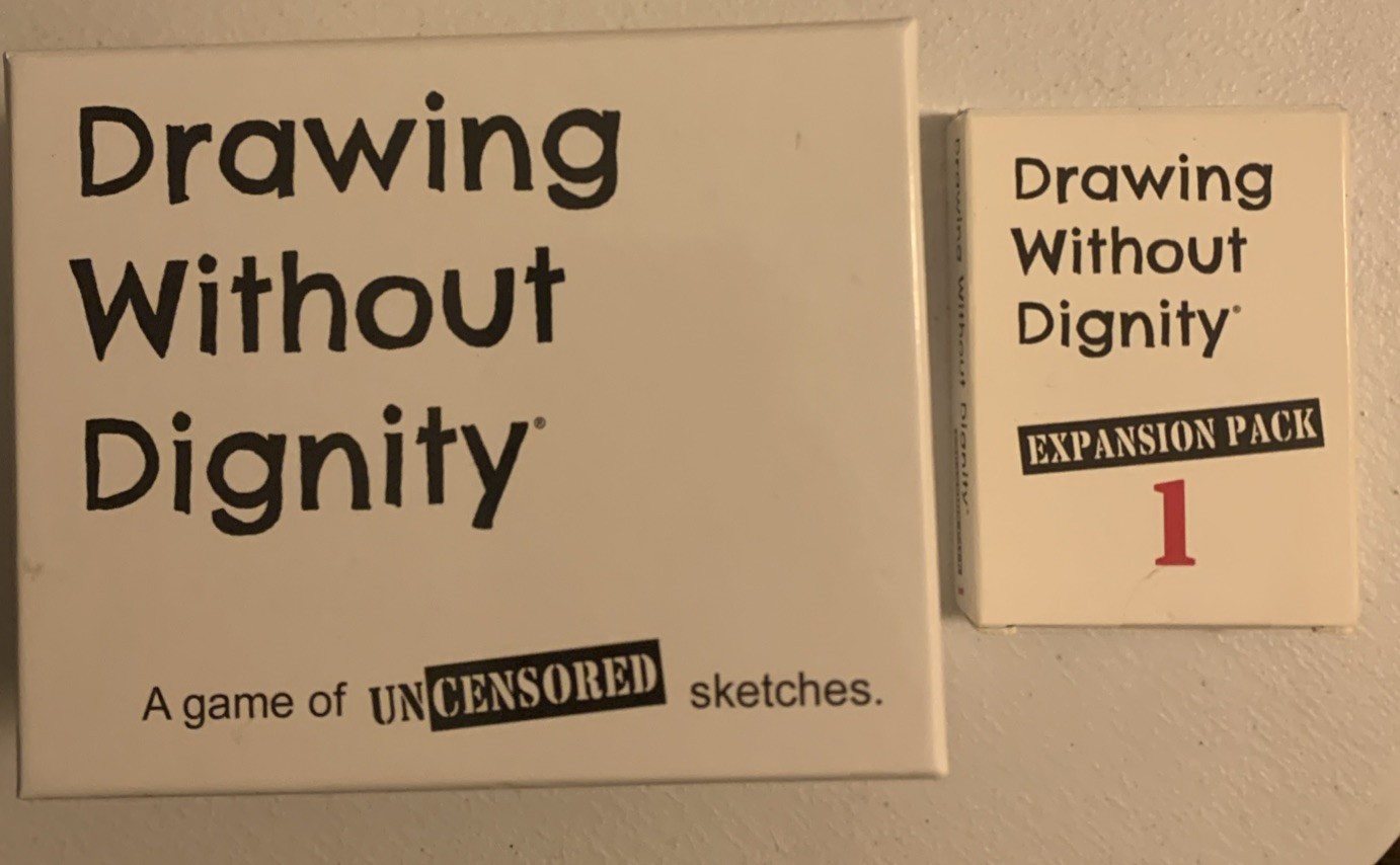 Drawing Without Dignity – A Game of Uncensored Sketches and Expansion Pack 1