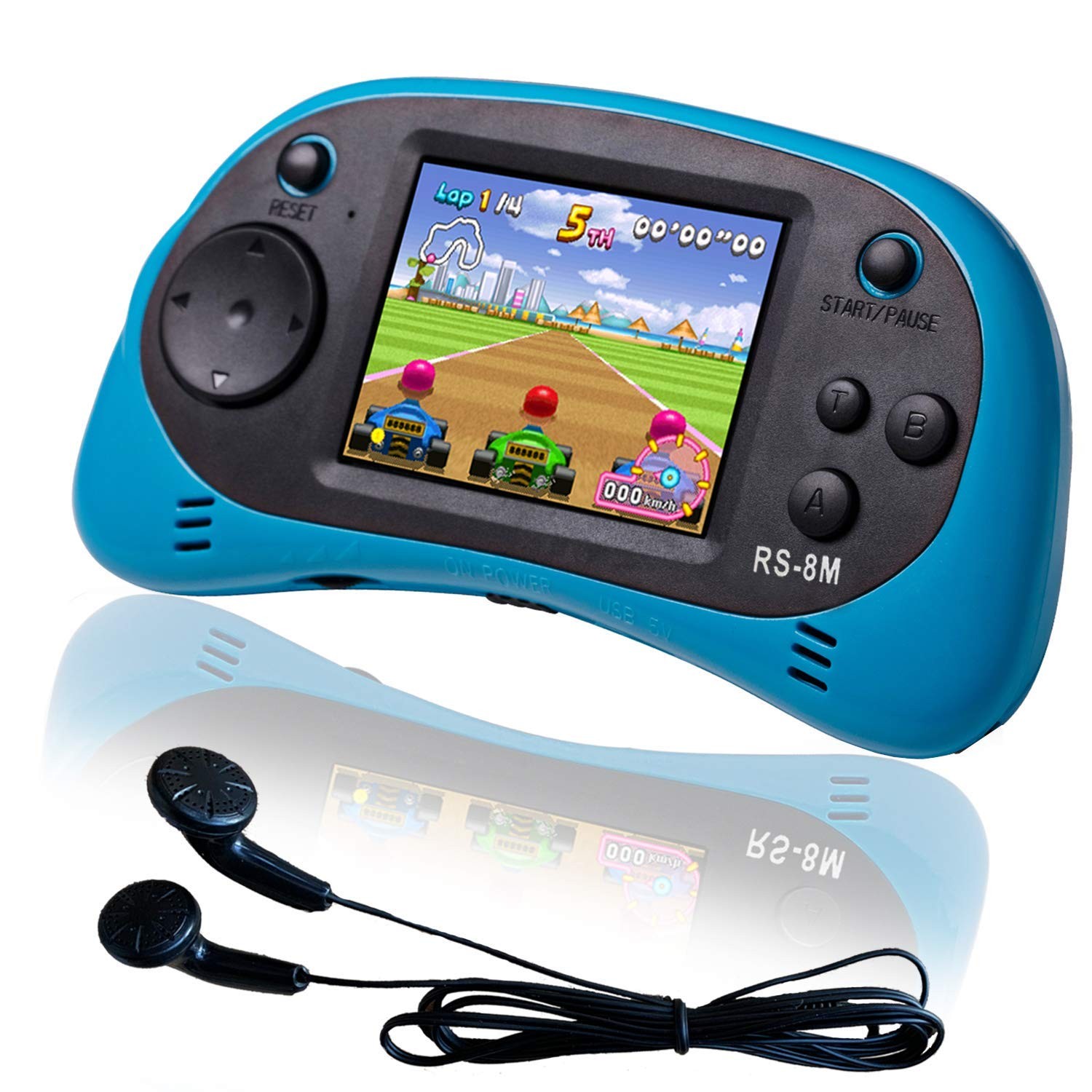 16 Bit Handheld Games Built-in 220 HD Video Games, 2.5 Inch Portable Game Pla…