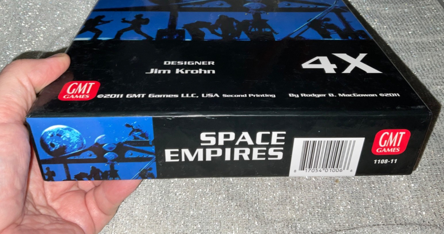 Space Empires 4X – GMT GAMES – DICE MISSING – See Pics Good Cond Incomplete