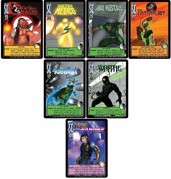 1x Sentinels VILLAINS of the Multiverse: Character Promo Pack(Set of 7)(Chrono-R