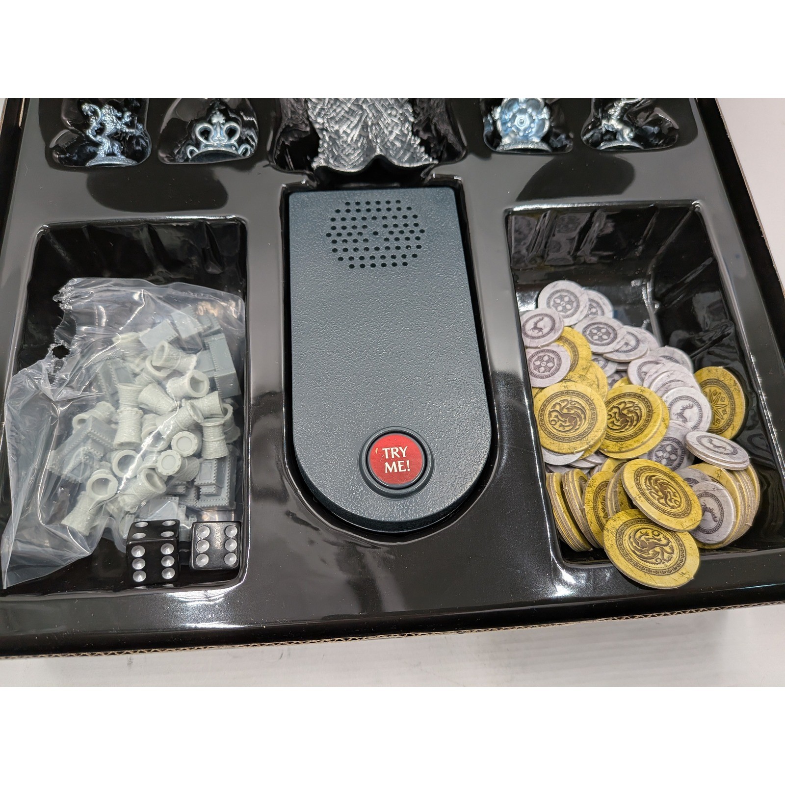 Hasbro Monopoly Game of Thrones Board Game Musical Iron Throne E3278 Complete