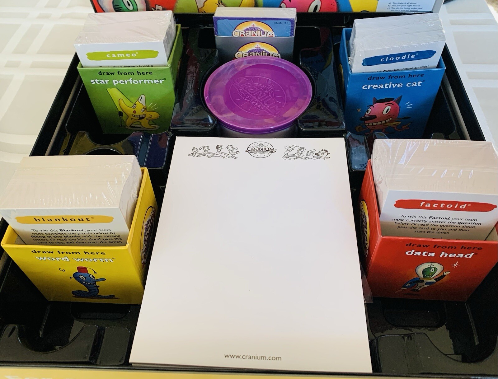 Cranium Game Adults And Teens 16+ Hasbro Cards Still In Sealed Packaging