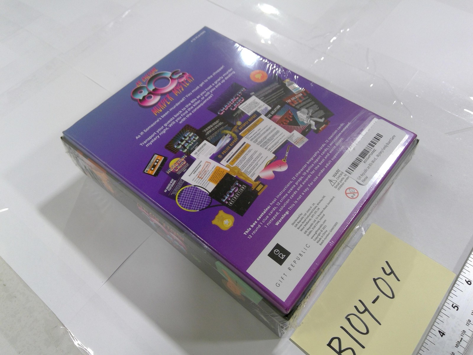 Gift Republic Awesome 80s Murder Mystery Party Game 4-12 Players 16+ New Sealed