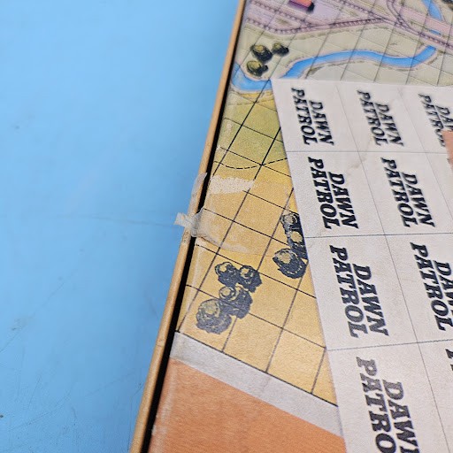 TSR Dawn Patrol Role Playing Game WW1 Air Combat Board Game Vintage- COMPLETE