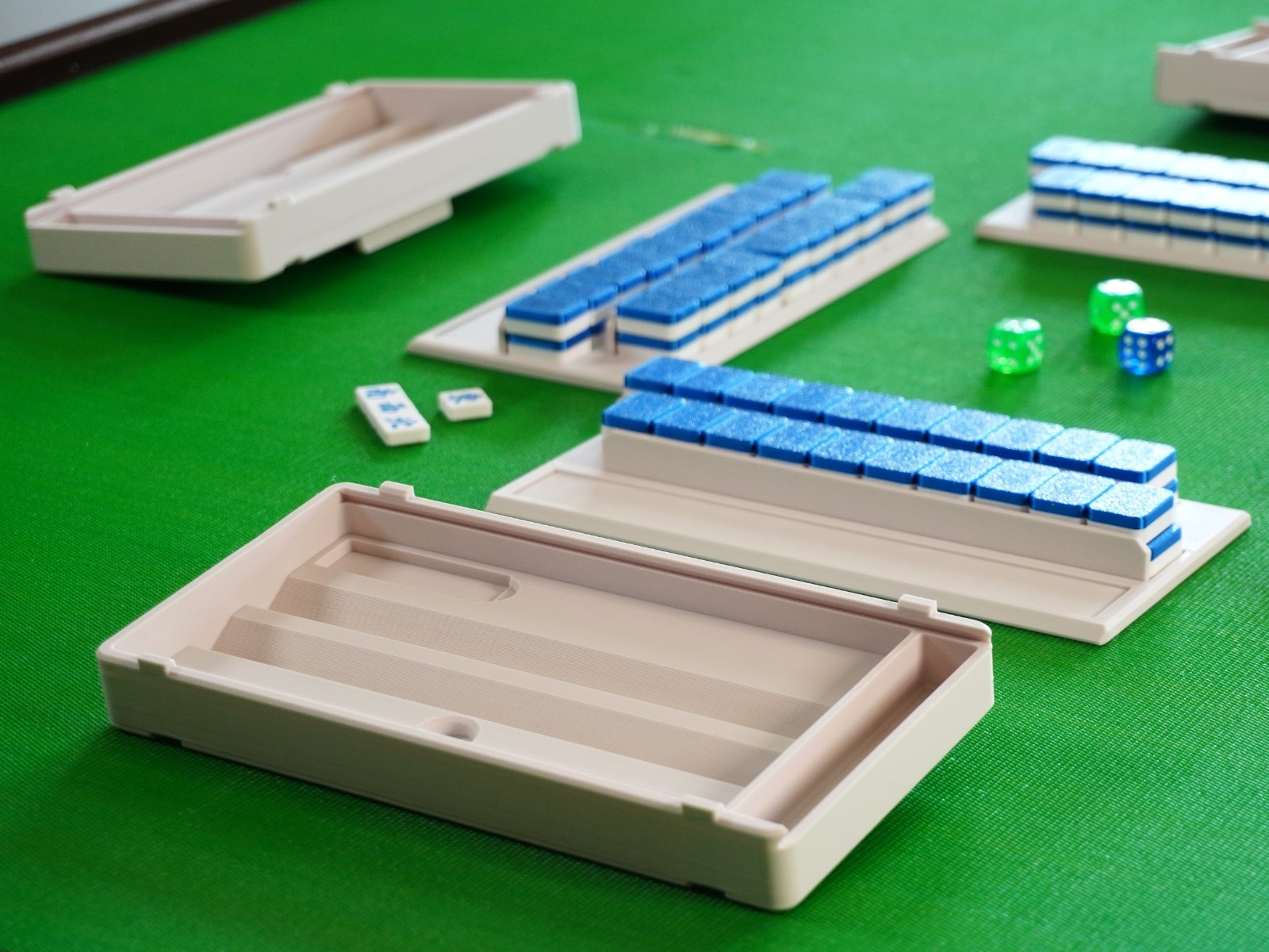 Travel Vietnamese Mahjong 160 Set / Mạt Chược / Mat Chuoc (Green)