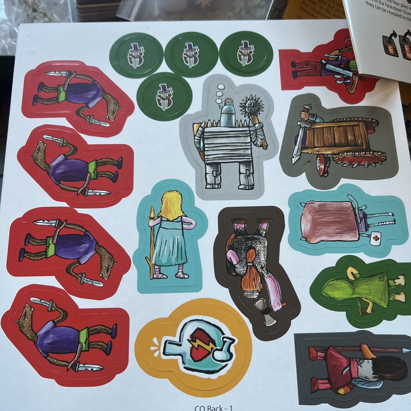 CoraQuest Board Game Kickstarter Edition Dungeon Explorer 1-4 Players