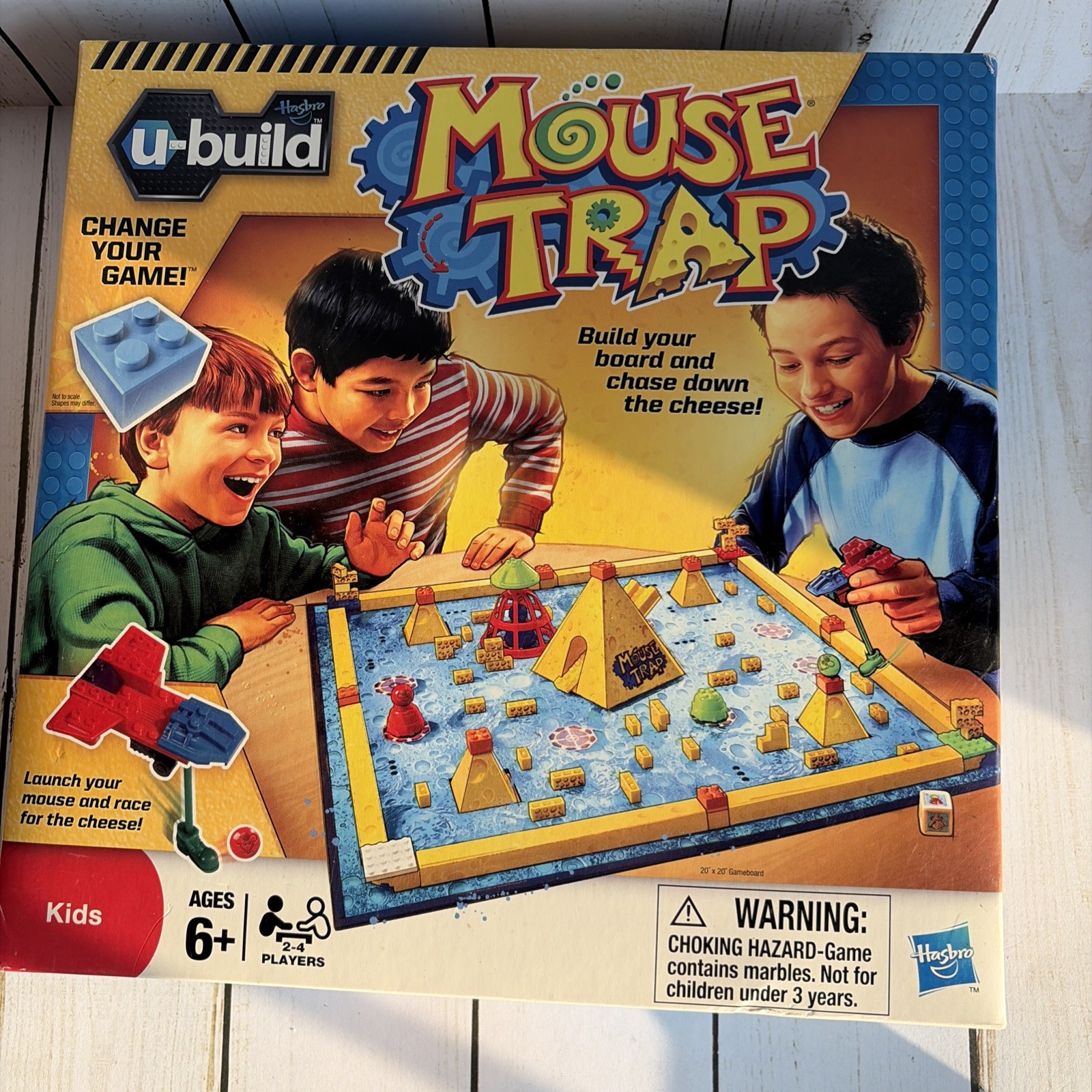 NEW Sealed Hasbro U-Build Mousetrap Mouse Trap Board Game Fun Kids 2-4 Player