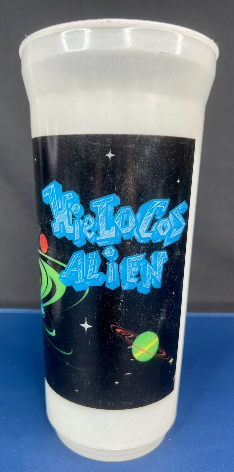 Crazy Bones Hielocos Coca-Cola Alien 32oz Promotional Glow-in-the-Dark Cup