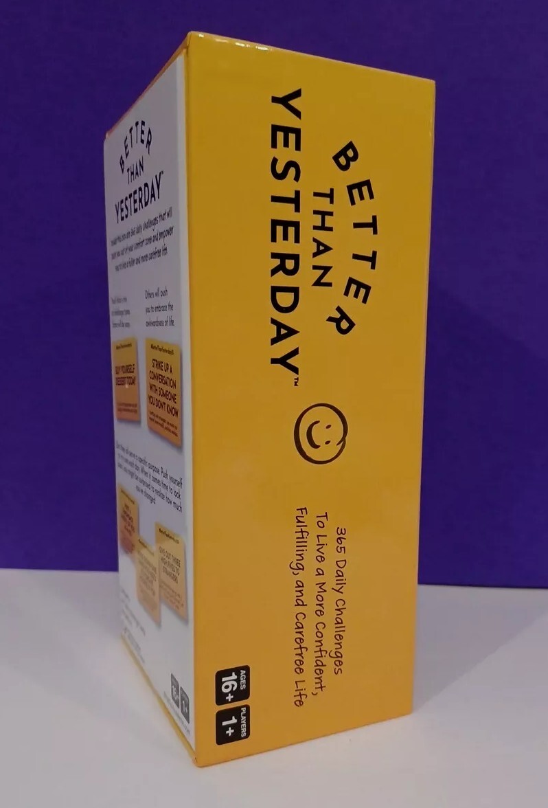 GAME- Better Than Yesterday-365 Daily Challenges-MEME-2022- Pre-owned/ Complete