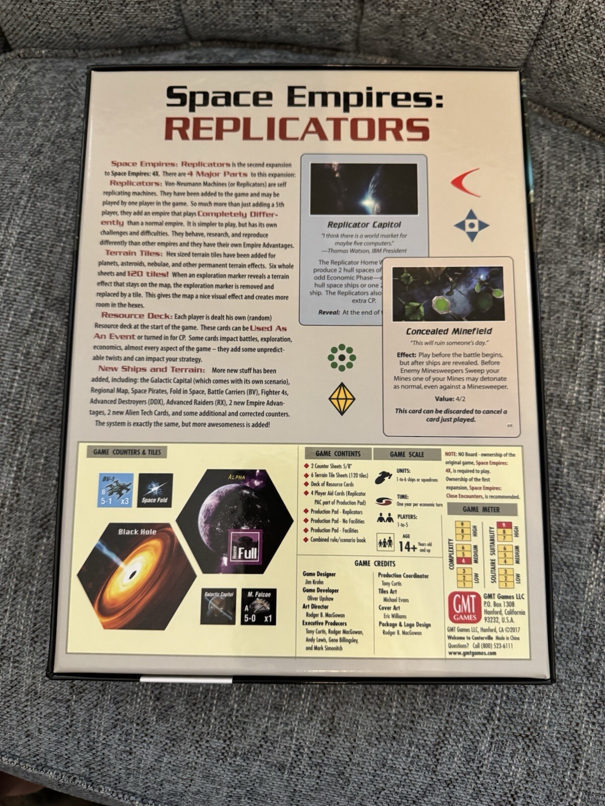 Space Empires: Replicators (open, unpunched) GMT Games GMT1717