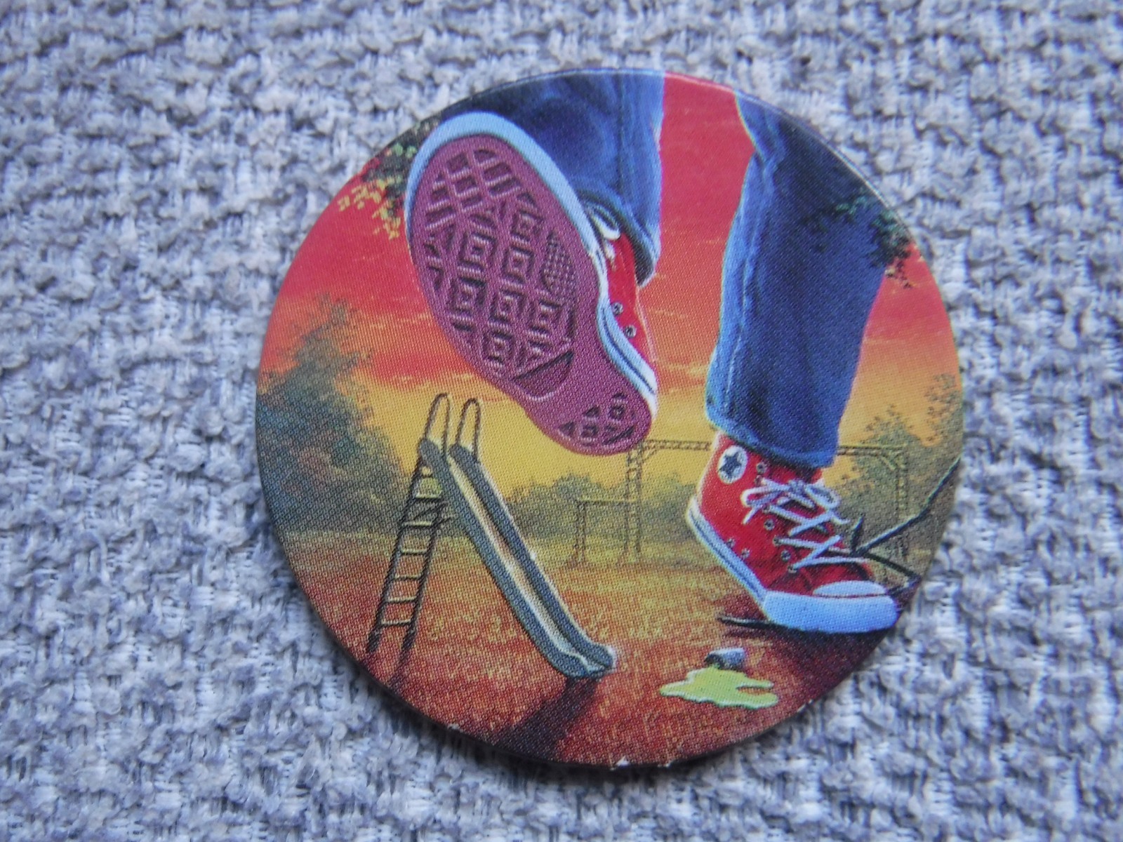Pogs GOOSEBUMPS lot 1995 Parachute Press Vintage (3 Cheerios pogs)