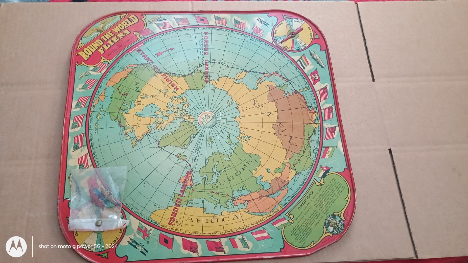 ROUND THE WORLD FLIERS W/Planes Wolverine Supply & Mfg Co. Pittsburgh PA. 1925