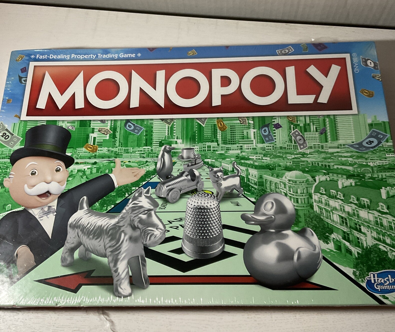 ⚡️Hasbro Monopoly Classic Game Edition Family Traditional 8 Token⚠️Damaged Box⚠️