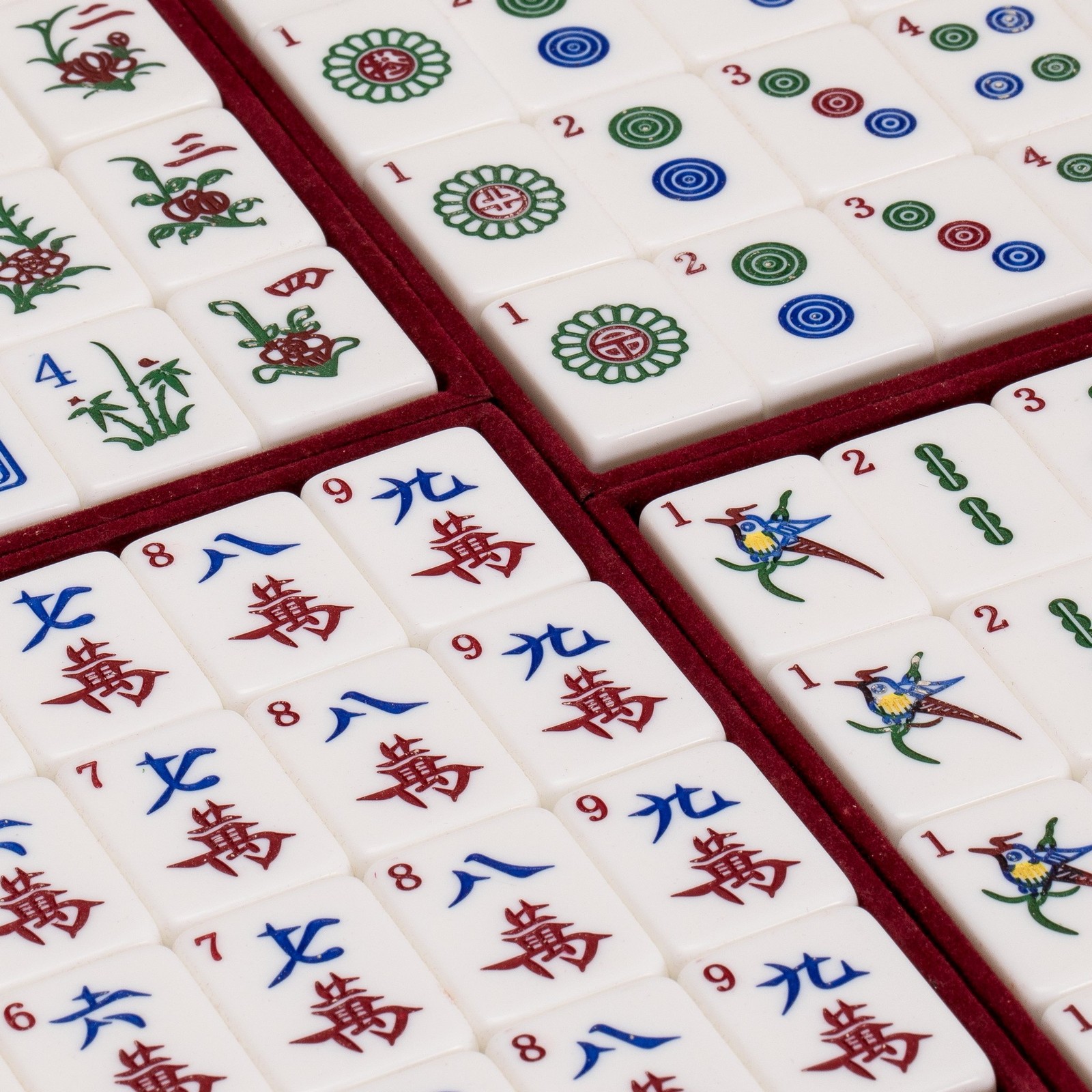 Yellow Mountain Imports Classic Chinese Mahjong Game Set, Champagne Gold – wi…