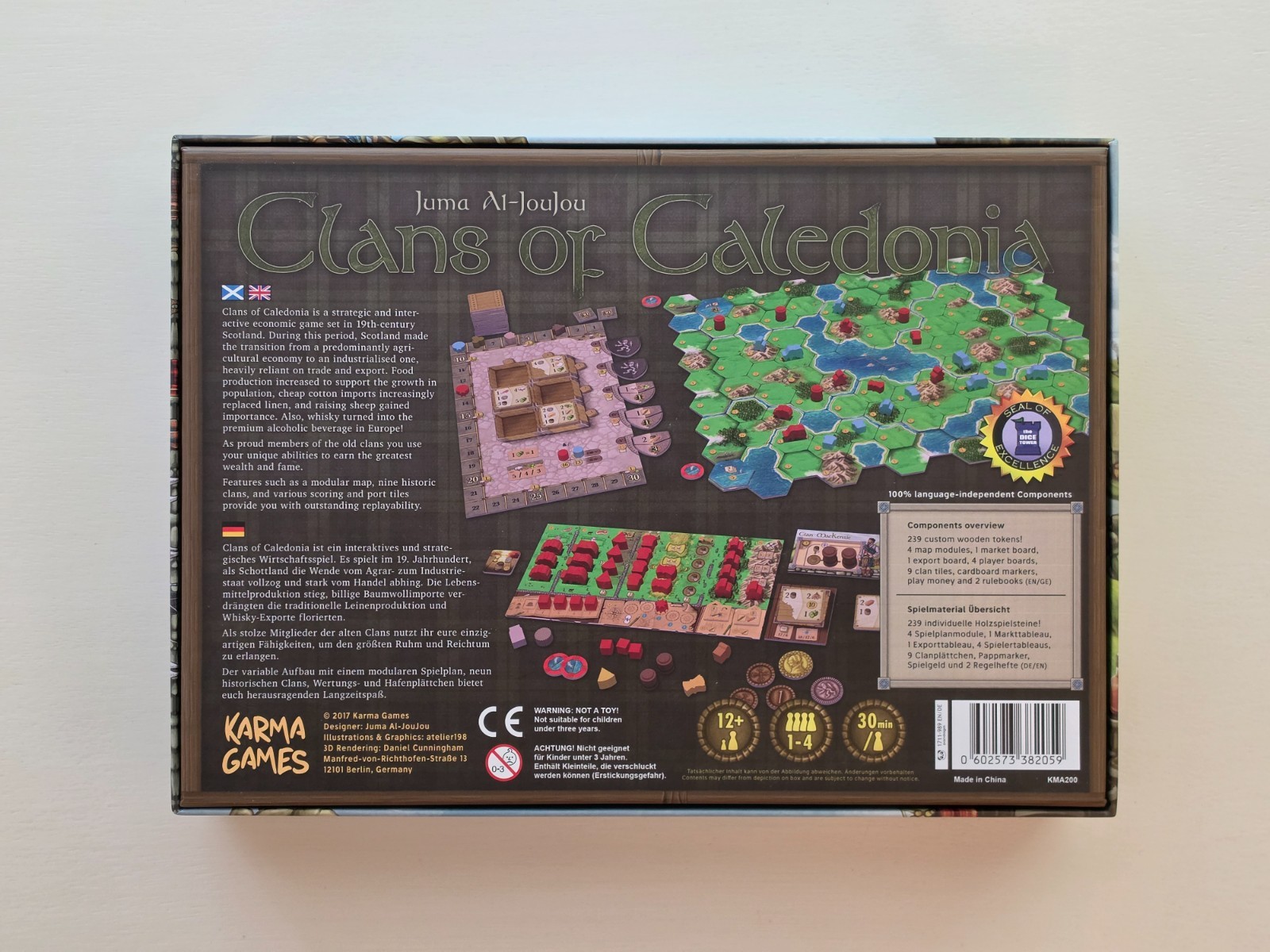 Clans of Caledonia Board Game Karma Games – Gently Used