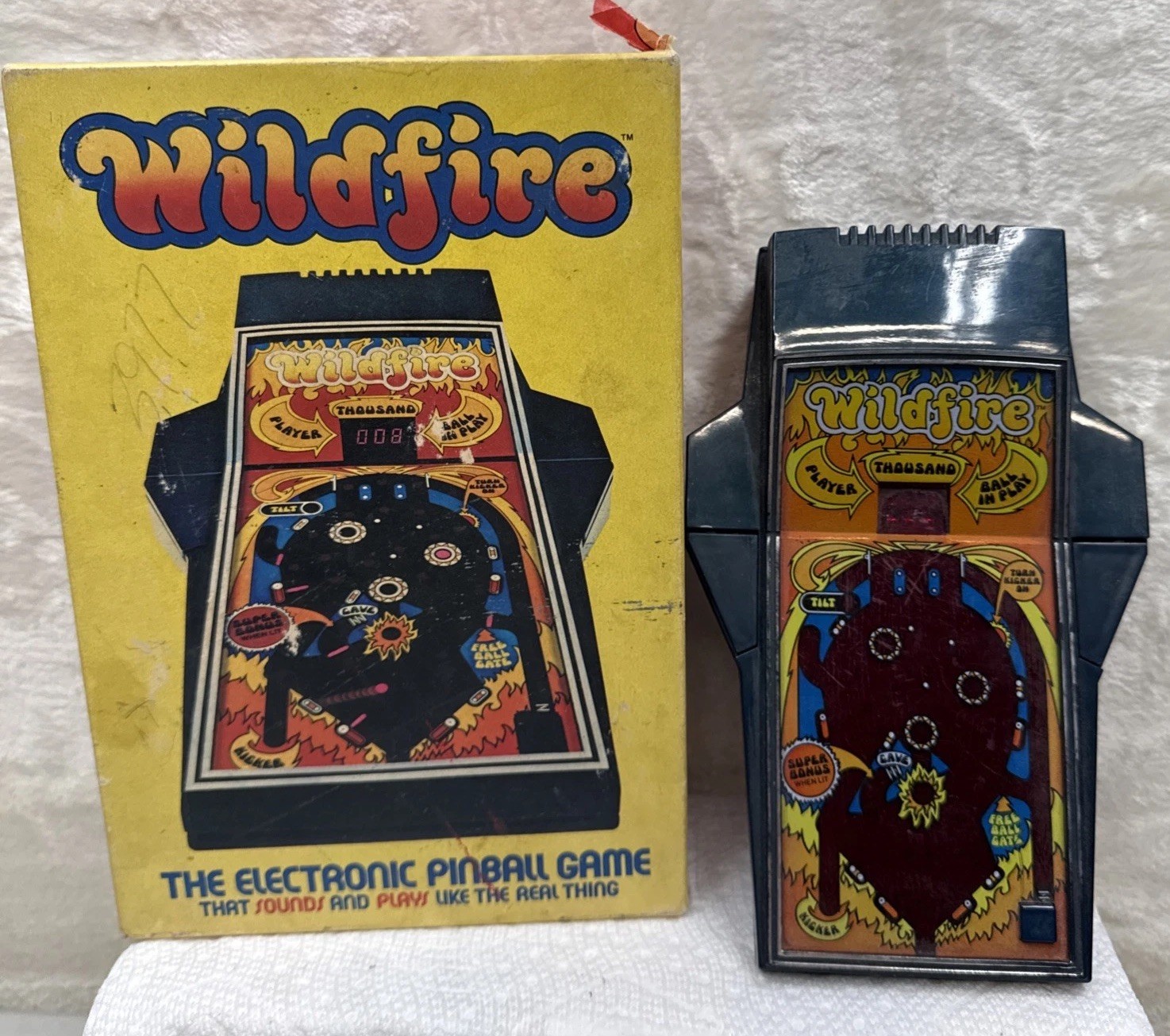 Vintage 1979 Wildfire Electronic Pinball Game Parker Brothers w/ Box Tested