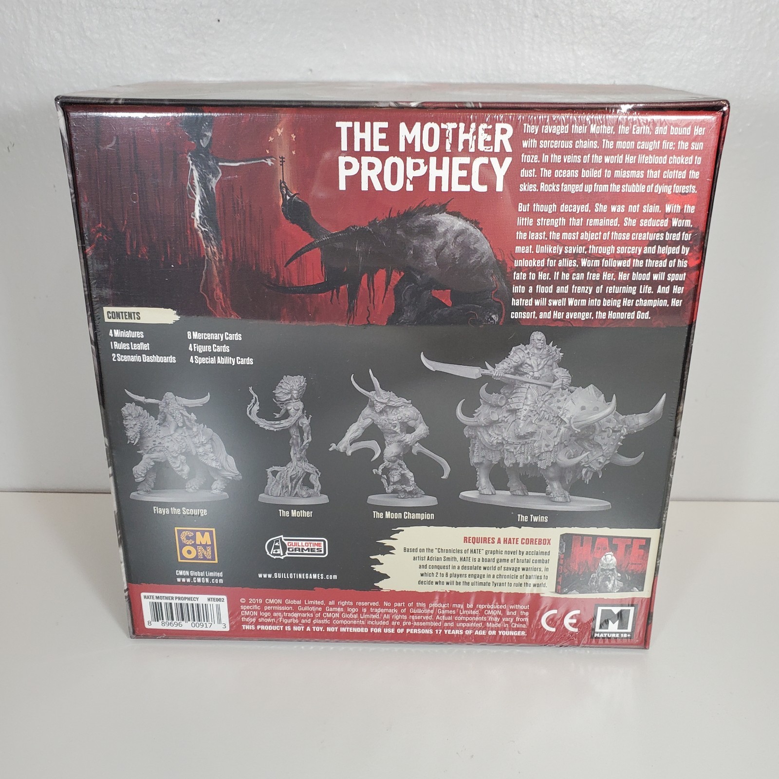 Hate The Mother Prophecy CMON Kickstarter Exclusive Board Game Expansion New