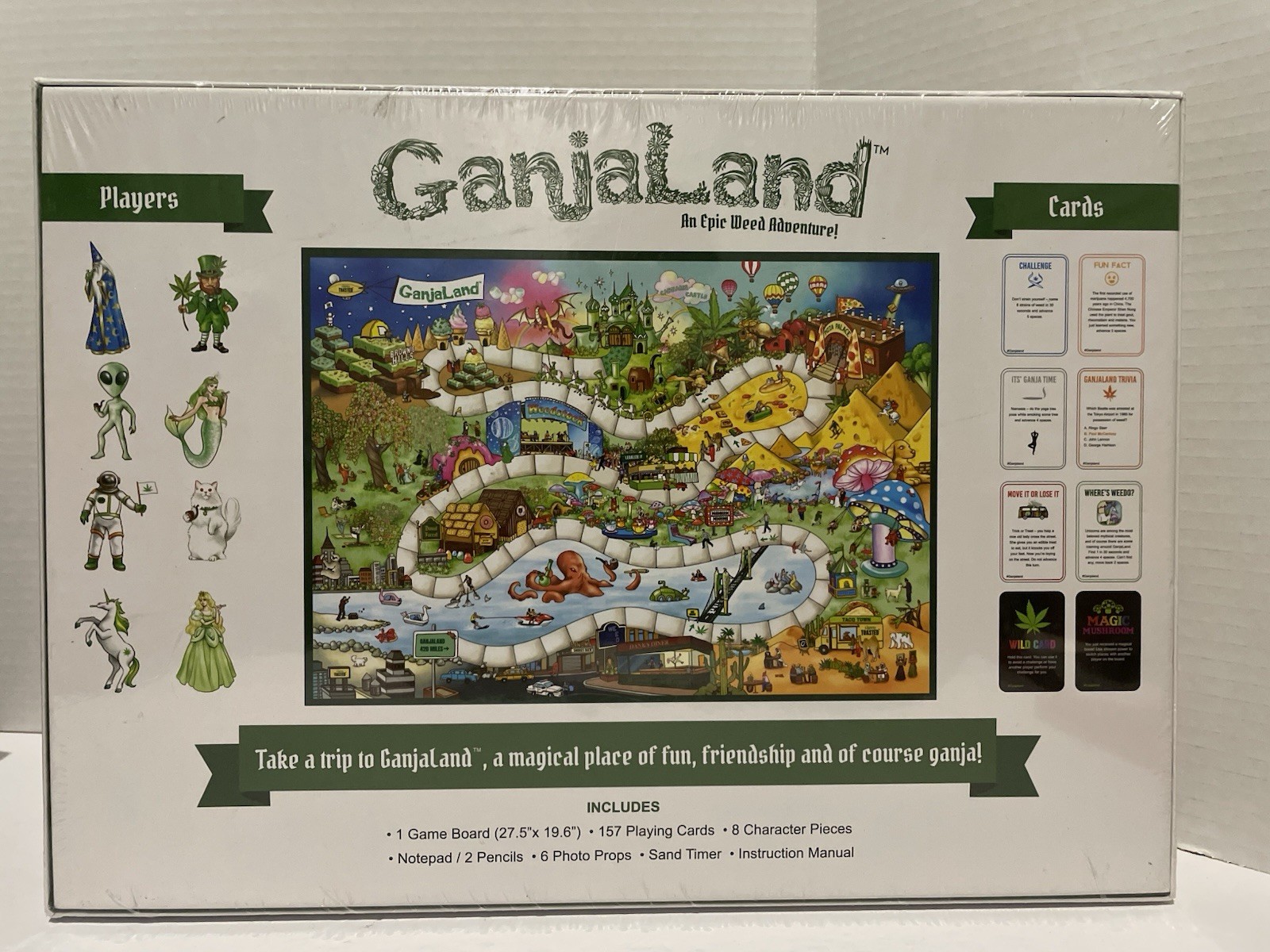 Ganjaland Board Game | An Epic Weed Adventure Adults Sealed