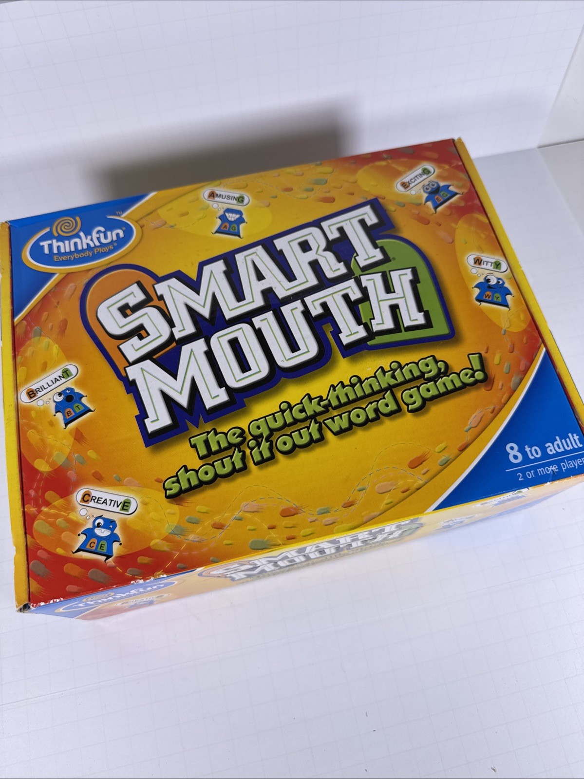 Thinkfun Smart Mouth Quick Thinking Shout It Out WORD GAME 2+ Players