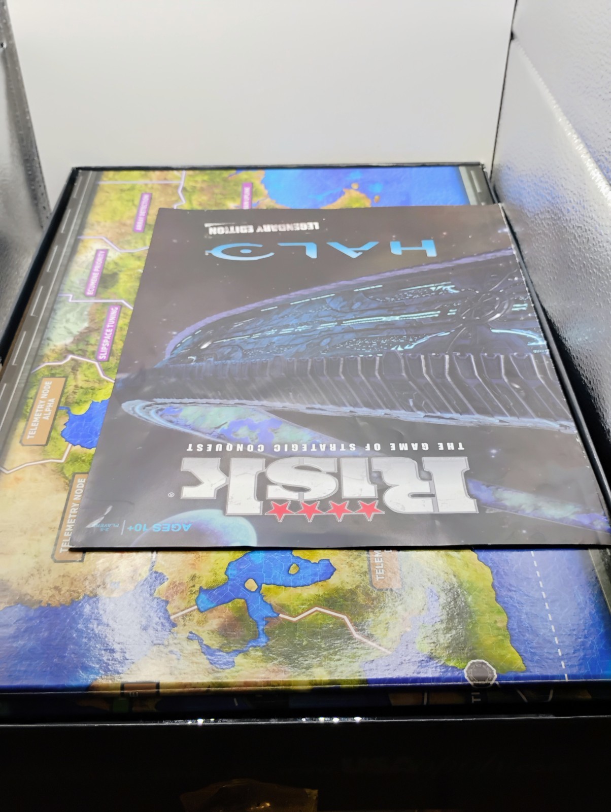 Risk Halo Legendary Edition Board Game 2012 USAopoly As-Is Completeness Unknown