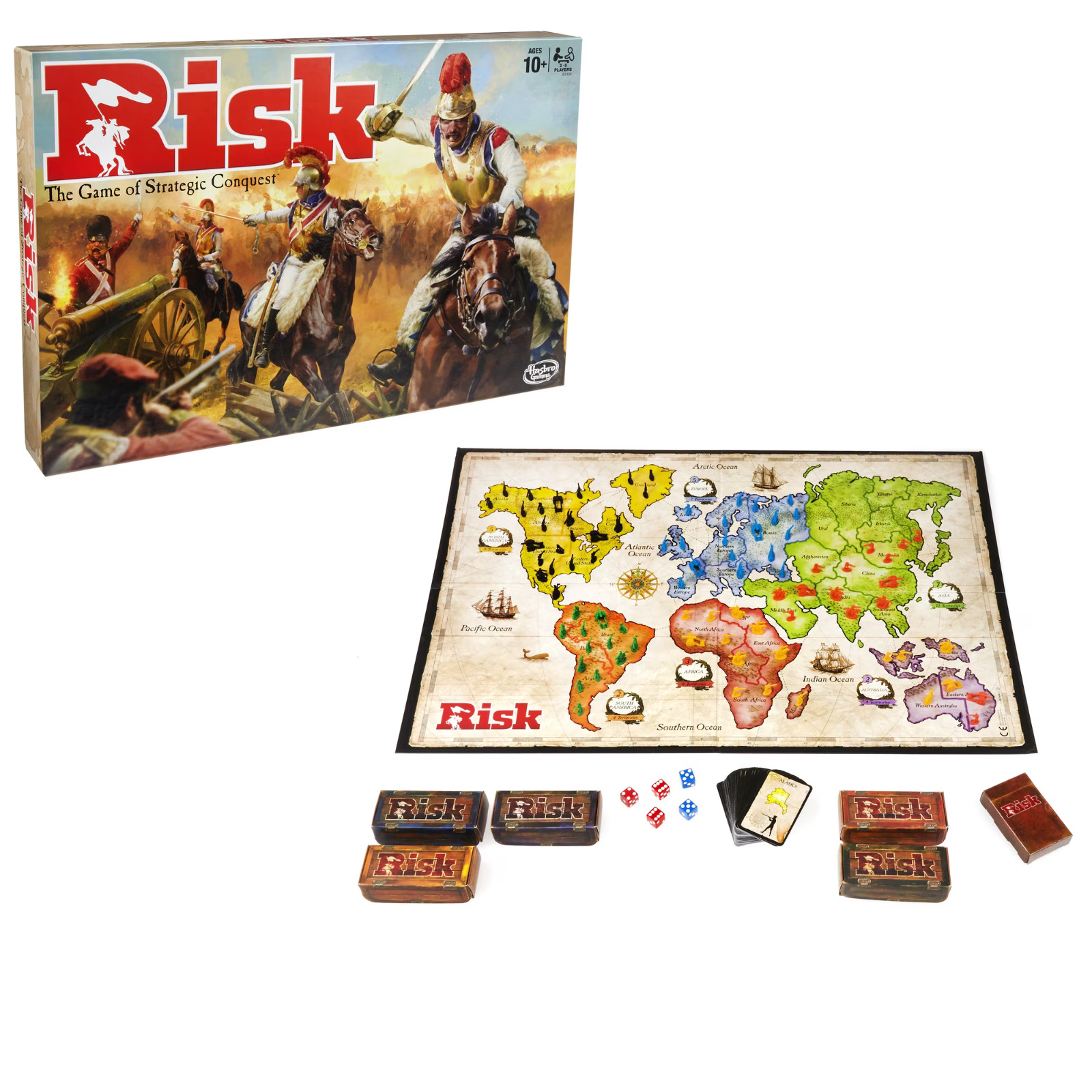 Risk Strategy Board Game for Family & Adults Ages 10+