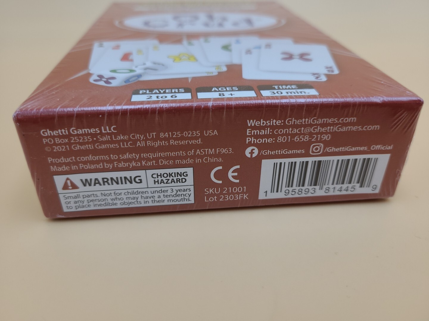 Oh Crud Card and Dice Game, Family Card Game for 2-9 Players, Strategy Card Game