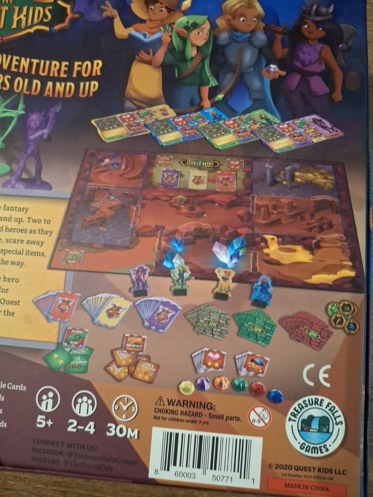 The Quest Kids Cooperative Board Game New Family Game 2 To 4 Players 100% Comple