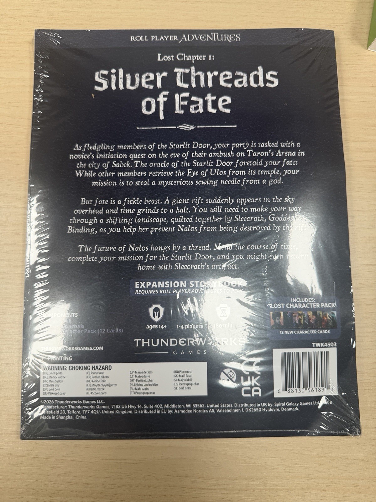 Thunderwork Dice Game Roll Player Adventures – Silver Threads of Fate Storybook