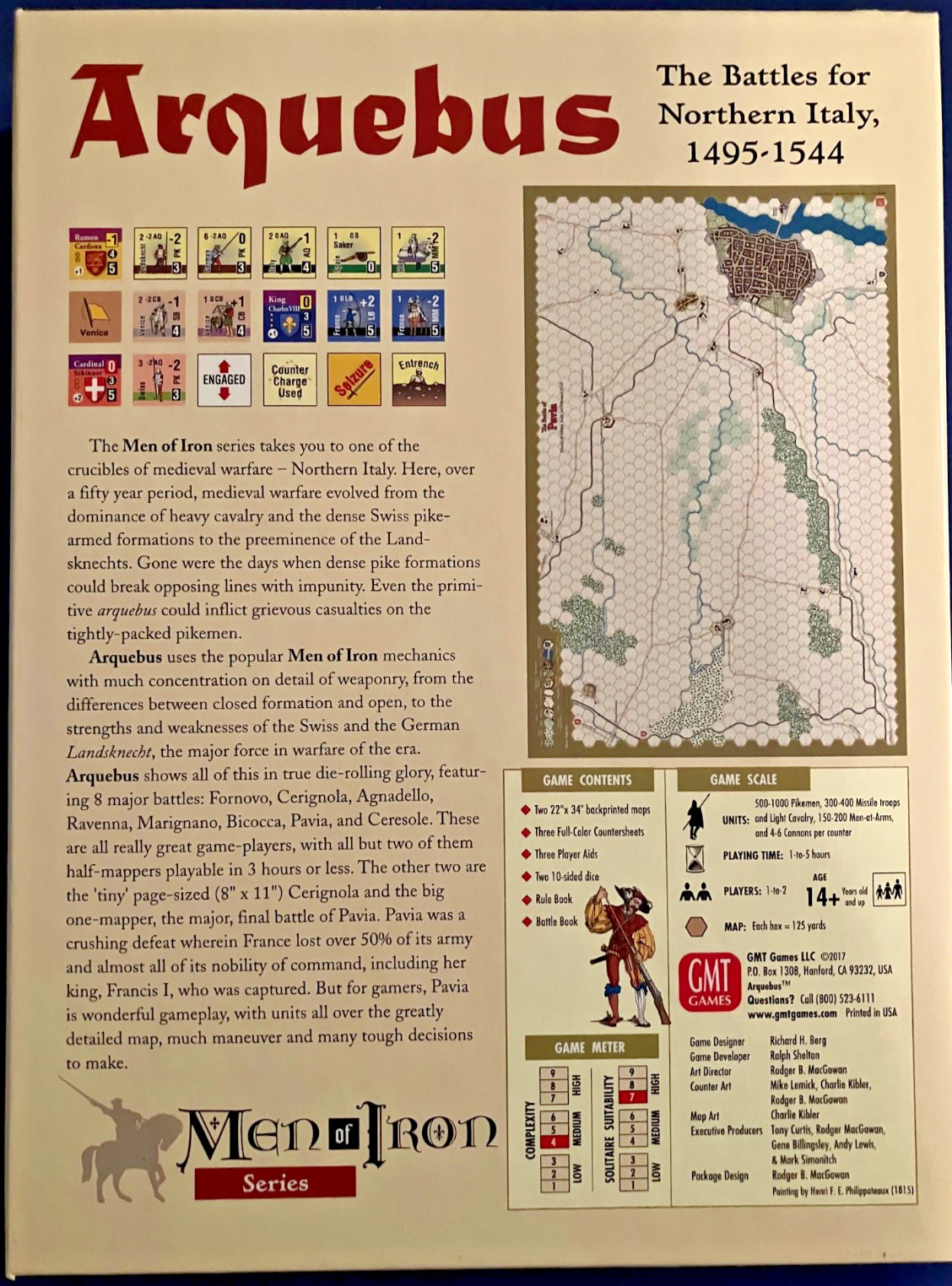 Arquebus: The Battles for Northern Italy, 1495-1544 (GMT Games)