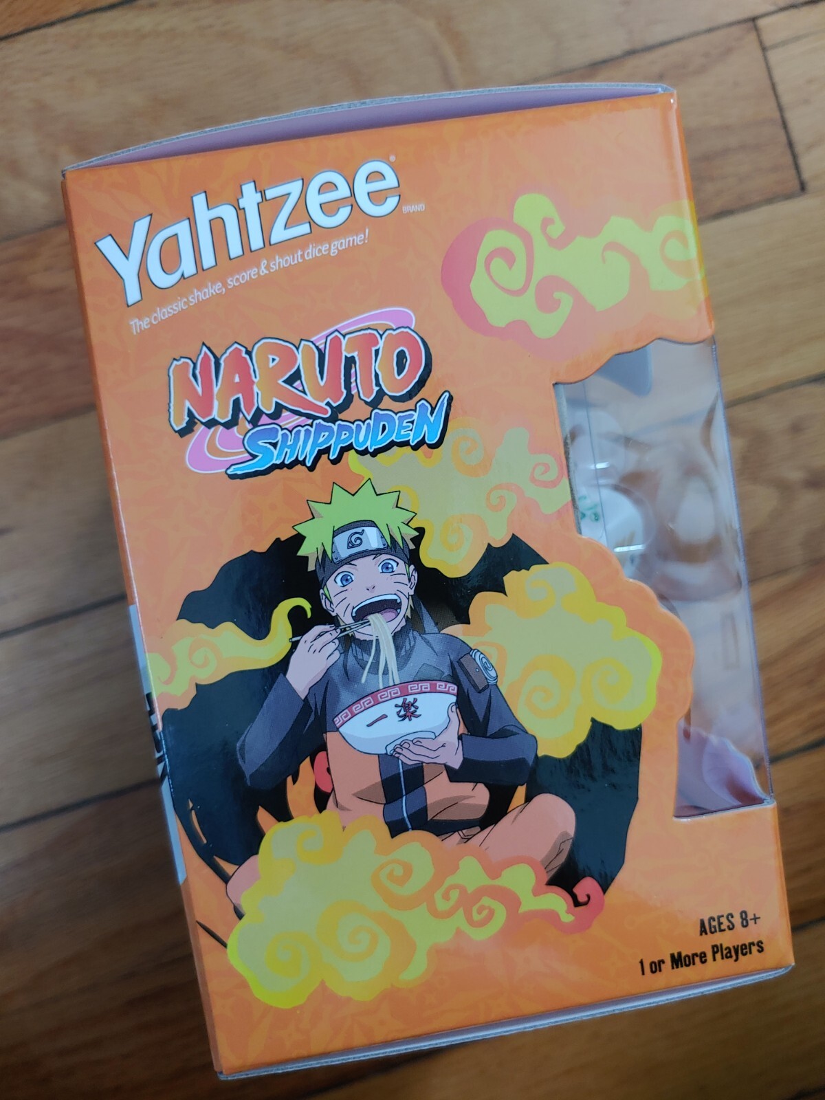 NEW Naruto Yahtzee Shippuden Ramen Bowl Dice Game USAopoly Anime