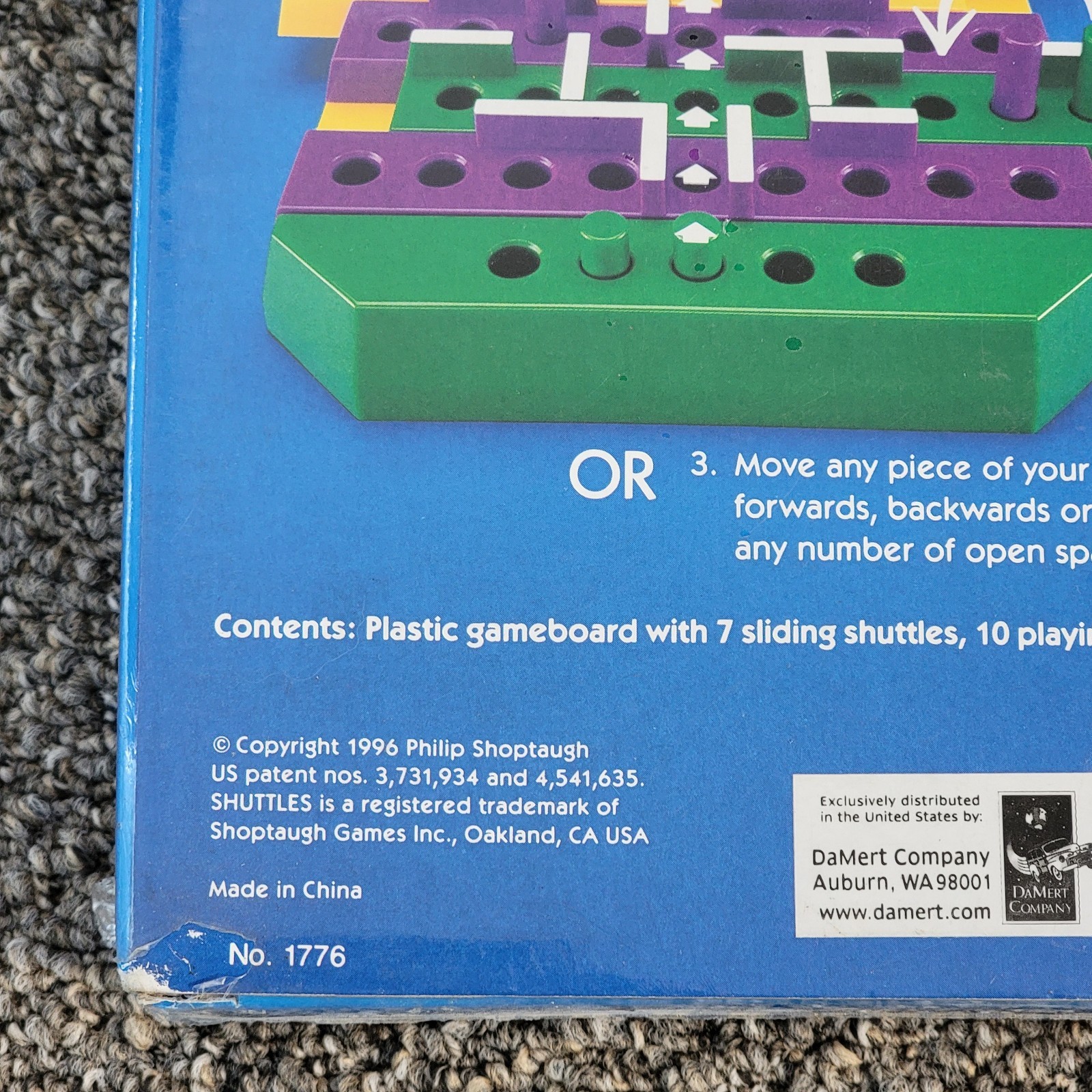 Shuttles Variable Maze Game Shoptaugh No. 1776 Strategy Puzzle 1996 – New Sealed